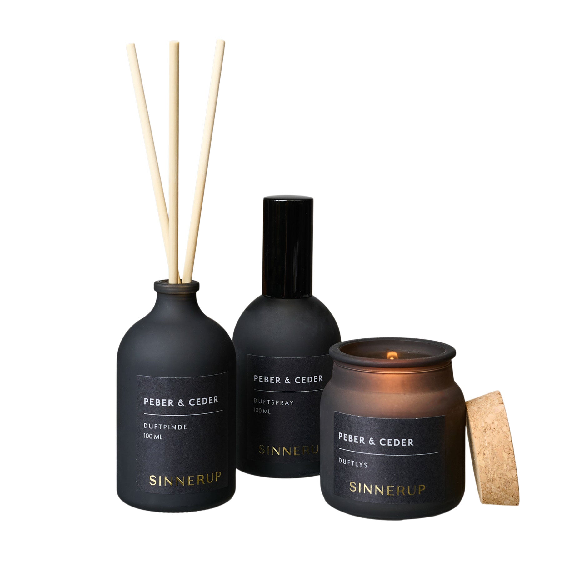 Duftsæt Sort Mist Peber/Ceder